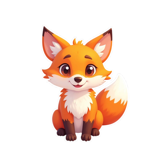 Fox cub photo collectible