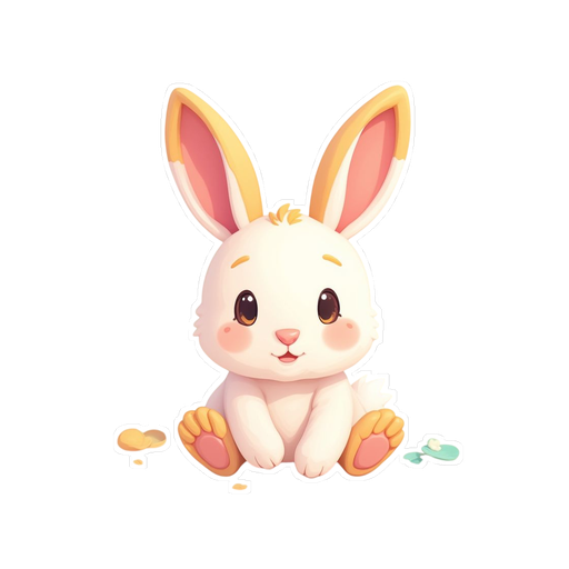 Rabbit photo collectible